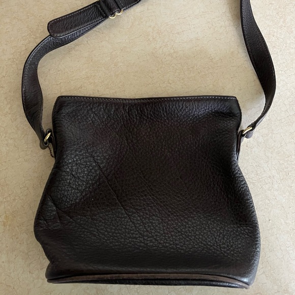 Genuine vintage COACH 4907 brown pebble bucket leather shoulder bag purse - Picture 3 of 7